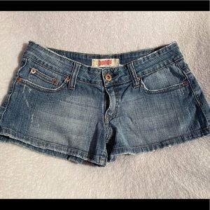 Bongo Women’s Size 1 low rise super short shorts